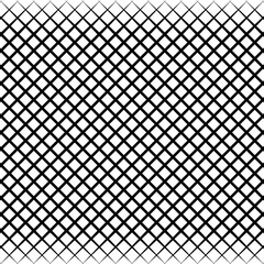 Aufkleber - Abstract grid, mesh black and white pattern. vector
