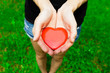 © kieferpix - Female hands giving red heart