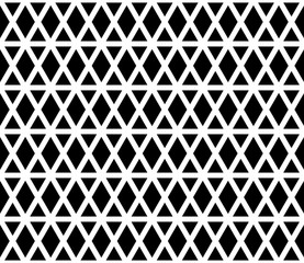 Poster - Seamlessly repeatable abstract, monochrome grid, mesh pattern. E