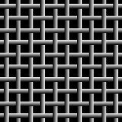 Poster - Trellis, grid, mesh background. Overlapping, weaved lines.