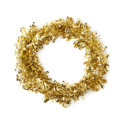 Wall Mural - Tinsel garland round frame