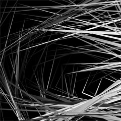 Leinwandbilder - Rough vector texture with edgy rectangular shapes. Abstract gray