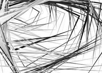 Leinwandbilder - Rough vector texture with edgy rectangular shapes. Abstract gray