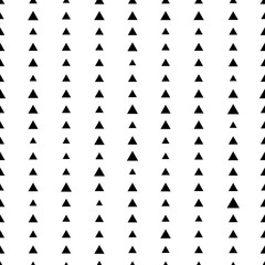 Fototapete - Repeatable, monochrome pattern / background with triangles. Simp