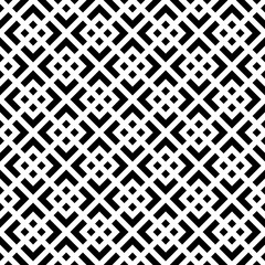 Poster - Seamless monochromatic pattern. Repeatable background. Vector.
