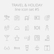 © Visual Generation - Travel and holiday icon set.