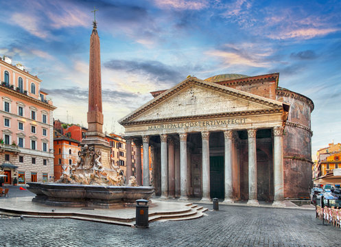 rome - pantheon, nobody
