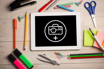 Poster - Composite image of photography apps