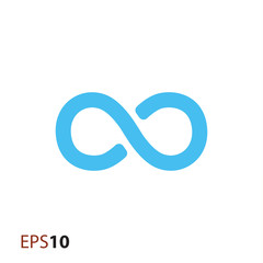 Poster - Infinity icon for web and mobile