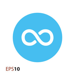 Poster - Infinity icon for web and mobile