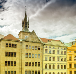 Canvas Print - Ancient medieval architecture of Prague, Czech Republic, Europe