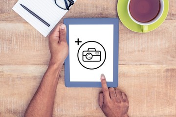 Poster - Composite image of photography apps
