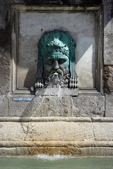 Canvas Print - Bronze head