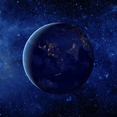 Wall Mural - planet earth from the space. some elements of this image furnish