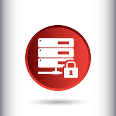 Poster - Database security protection icon