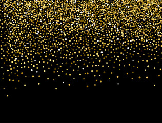  Gold glitter background. 