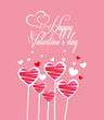 happy valentines day design 