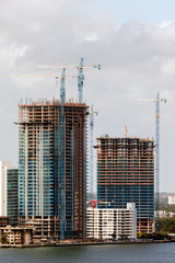 Miami construction site, Florida