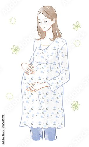 妊婦さん Stock イラスト Adobe Stock