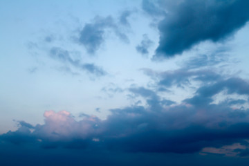 Wall Mural - clouds at sunset