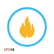 © StockKing - Fire icon for web and mobile