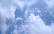 © NYgraphic - Abstract White clouds on a blue sky background