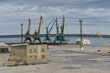 North sea port in anticipation   of the ships.