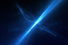 Blue Glow Wave. Lighting Effect Abstract Background For Your Bus