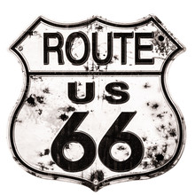 Old Rusted Route 66 Sign