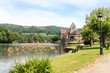 Beaulieu sur Dordogne and the Chapel of the Penitents on the Dordogne River, Correze, Limousin, France