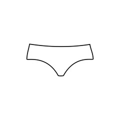 Naklejka na meble Underwear women pants icon. Vector illustration.