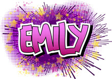 Emily - Comic Book Style Female Name.