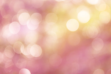 Wall Mural - Glow light blow pink bokeh and sunlight for romantic mood valentines background