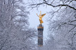 Siegessäule Berlin im Winterkleid