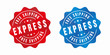 Vector Free Shipping. Express Badge