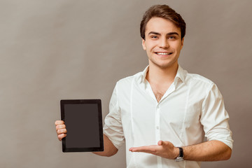 Wall Mural - Young successful man