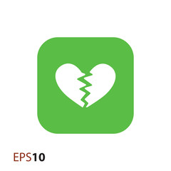 Poster - Broken heart icon for web and mobile