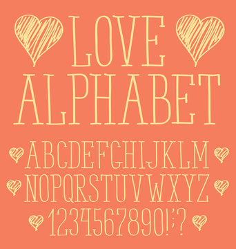 Vector Hand Drawn Alphabet