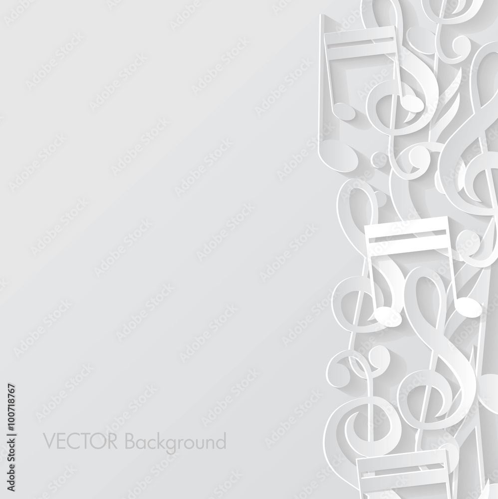 Music background. Vector illustration Stock Vector | Adobe Stock