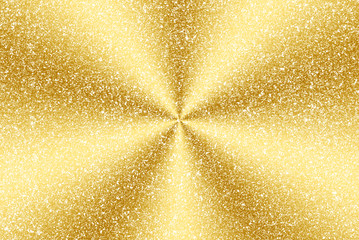 Wall Mural - gold glitter and radial abstract background