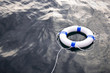 Sea life saver float on the sea