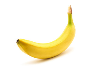 Banana isolated over white background