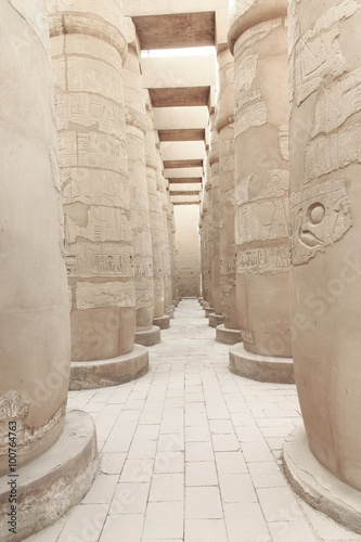 Naklejka na kafelki Africa, Egypt, Luxor, Karnak temple