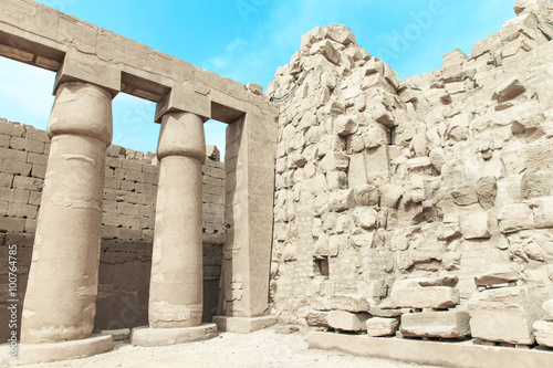 Naklejka - mata magnetyczna na lodówkę Africa, Egypt, Luxor, Karnak temple