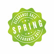 Vector Spring Clearance Sale Badge