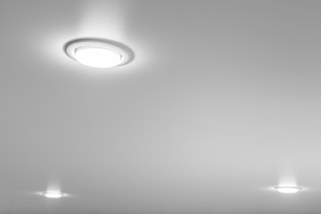 Ceiling light closeup