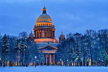 St Isaac Cathedral In Saint Petersburg, Russia