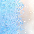 © Alisa - abstract winter ice patterns on window, Christmas background, cl