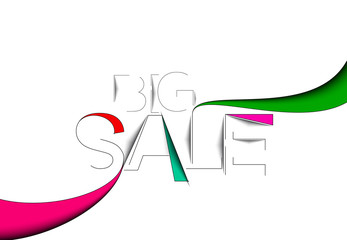 Canvas Print - Sale Text Made Modern Trendy Design