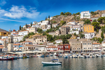 Canvas Print - Hydra island  in Greece